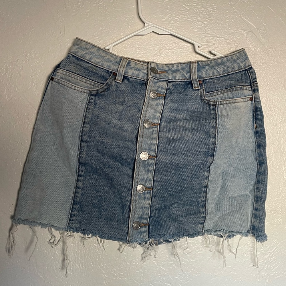 Pacsun Button Mini Skirt